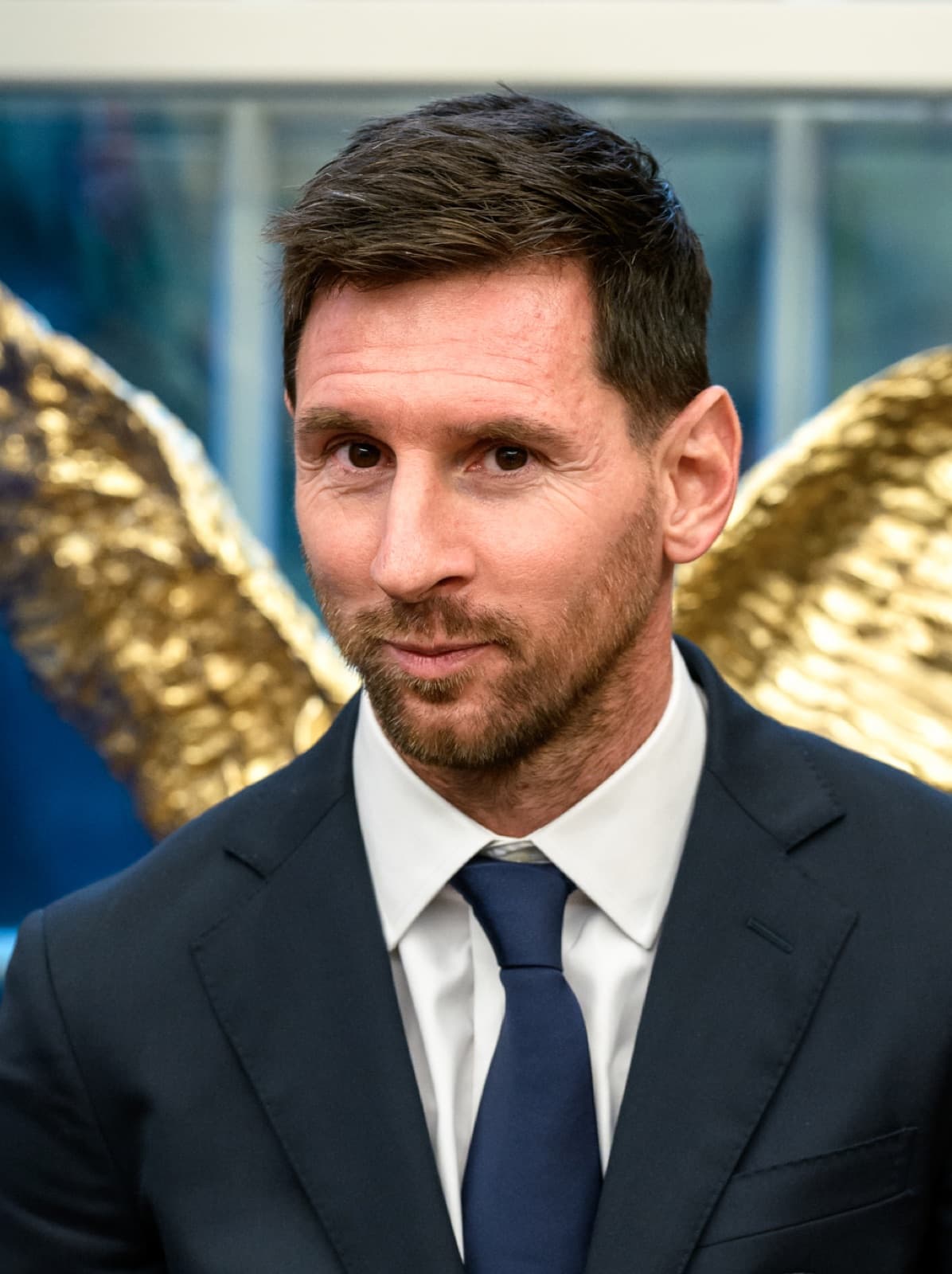 A portrait of Lionel Messi