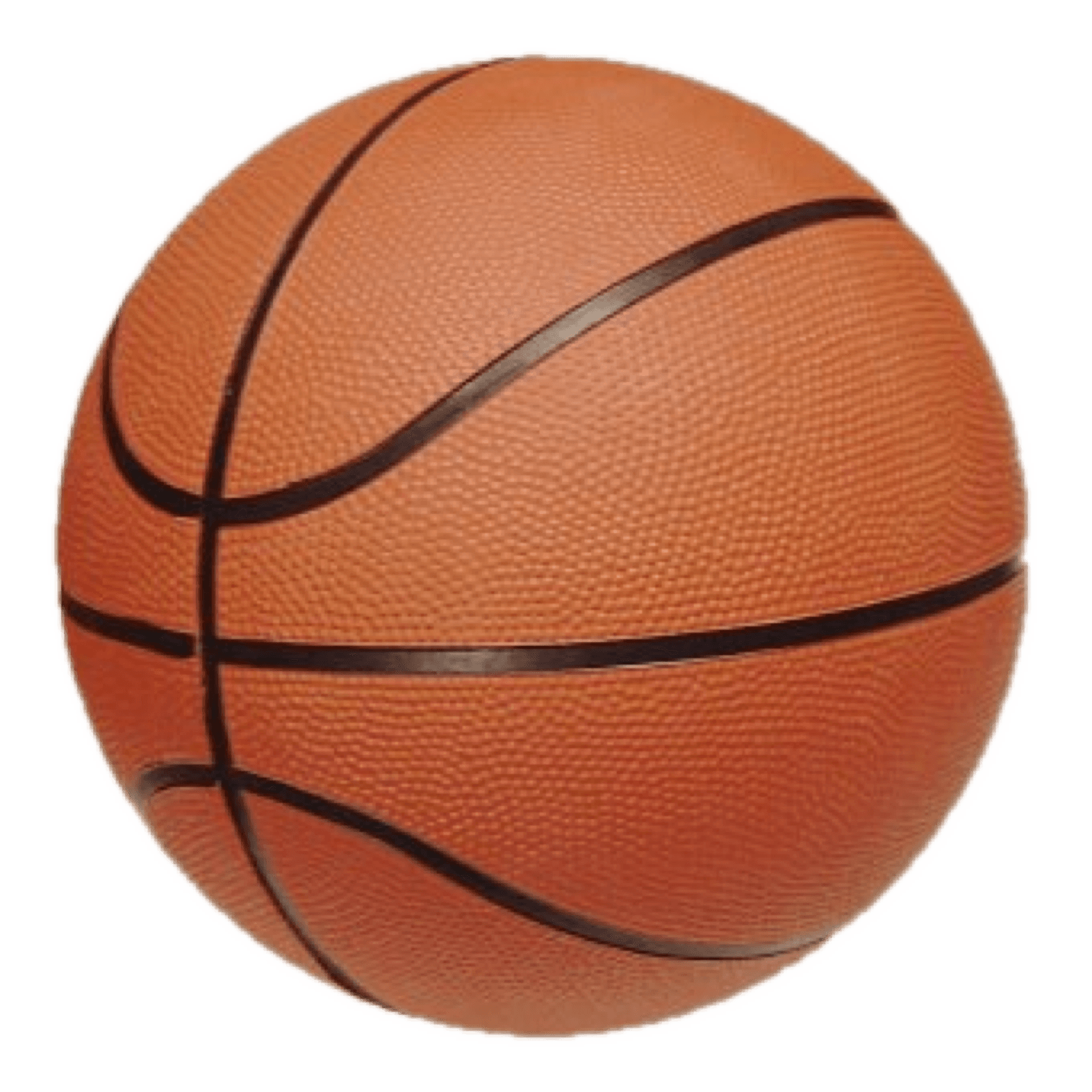 A basketball going through a hoop