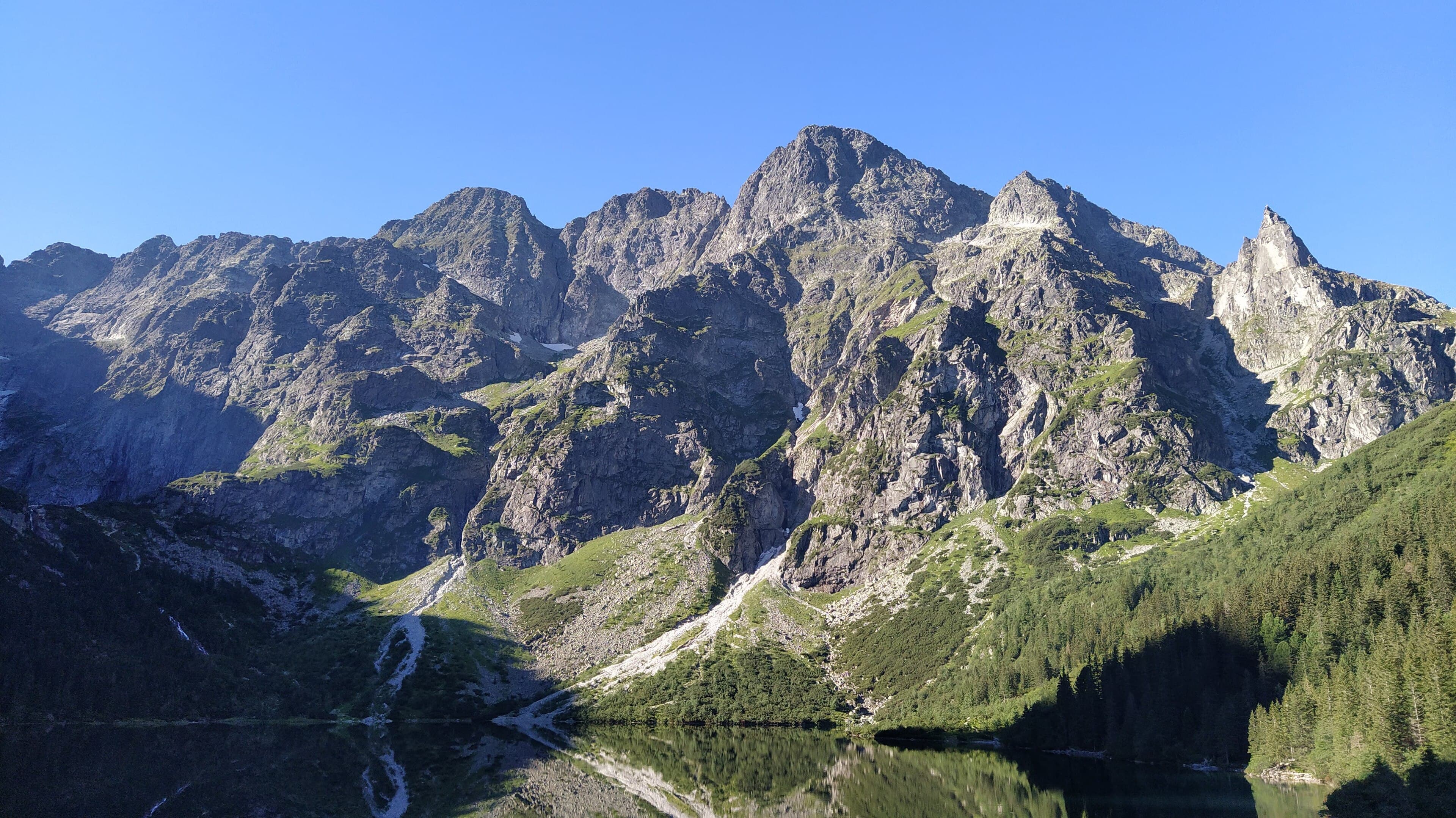Green and misty peaks of the Ukrainian Carpathian Mountains